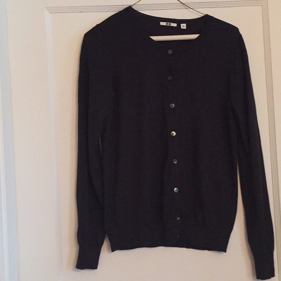 Uniqlo Sweaters | Black Button Down Cardigan Uniqlo Size M | Color: Black | Size: M | Nsreiss's Closet